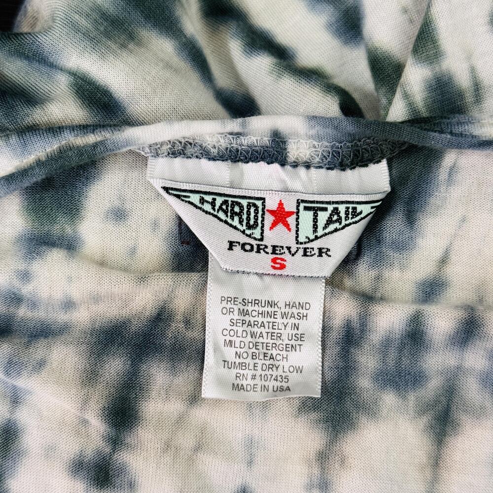 Hard Tail Forever Y2K Top Women Small Tie Dye Hi Low Tunic Modal Boho Flowy USA - Picture 3 of 14